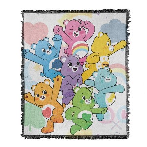 Care Bears Care Bears Blanket 50"x60" Woven Tapestry - 1 of 4