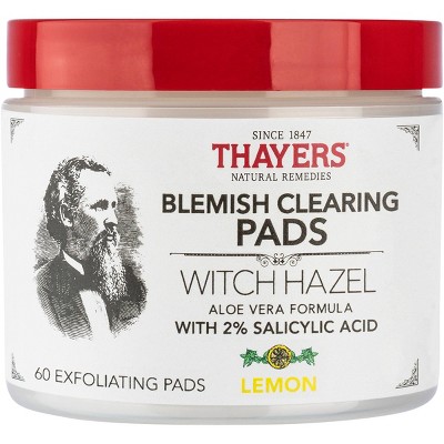 Thayers Natural Remedies Witch Hazel Blemish Pads - 60ct