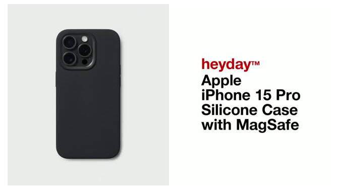 Apple iPhone 15 Pro Silicone Case with MagSafe - heyday™, 2 of 8, play video