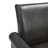 Accent Chairs, Comfy Sofa Chair, Armchair for Reading, Living Room, Bedroom, Office,Waiting Room, PU leather, Dark Grey - 4 of 4