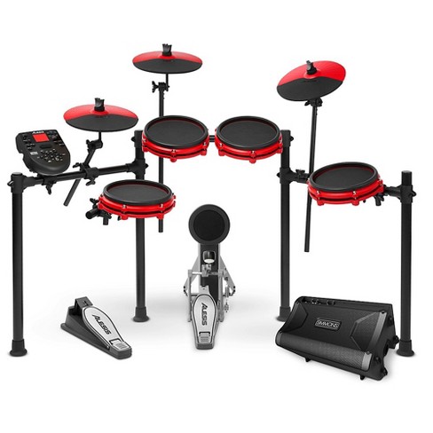 Alesis Nitro Mesh Special Edition Electronic Drum Kit With Mesh Pads and  Simmons DA2108 Drum Set Monitor