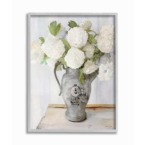 Stupell Industries White Hydrangea in French Country Pitcher Still Life - 1 of 4