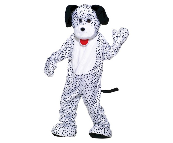 Men's Dalmatian Plush Economy Mascot Adult Costume One Size