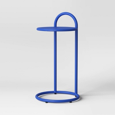 Metal Cocktail Accent Table Blue - Room Essentials™