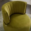 PAGED 360 Degree Swivel Accent Chair Round Armchairs with Wide Upholstered, Sofa Chairs for Living Room - 4 of 4