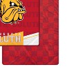 NCAA Minnesota Duluth Bulldogs Diagonal Ghost Checker Double Sided Blanket - 2 of 3