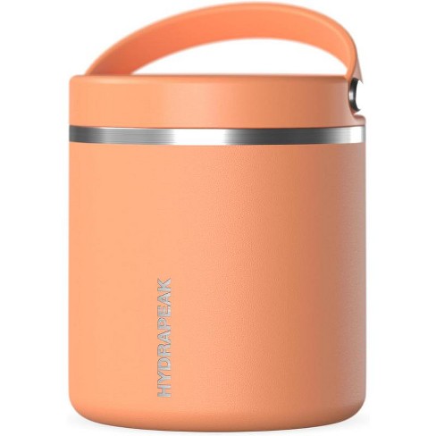 Hydrapeak Stainless Steel Vacuum Insulated Wide Mouth Thermos Food Jar For  Hot Food And Cold Food Apricot Crush 25 Oz : Target