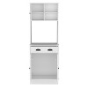 NicBex Storage Buffet Cabinet 67" Freestanding Kitchen Pantry Sideboard Cabinet with 3 Doors, Drawer, 2 Open Shelves, Microwave Storage Option - 4 of 4