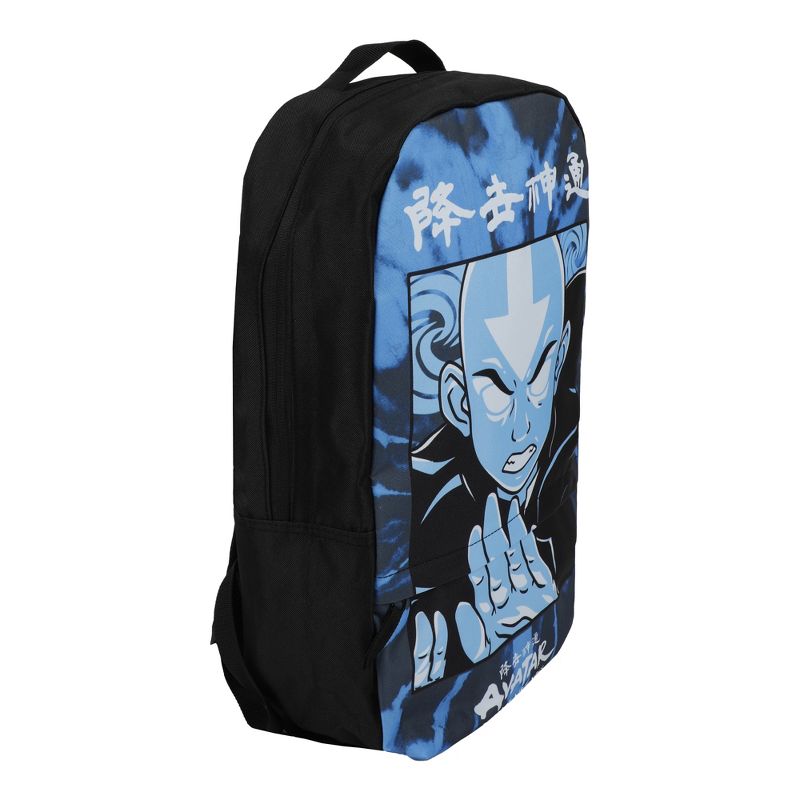 Avatar The Last Airbender Avatar State Aang Black Backpack, 2 of 4