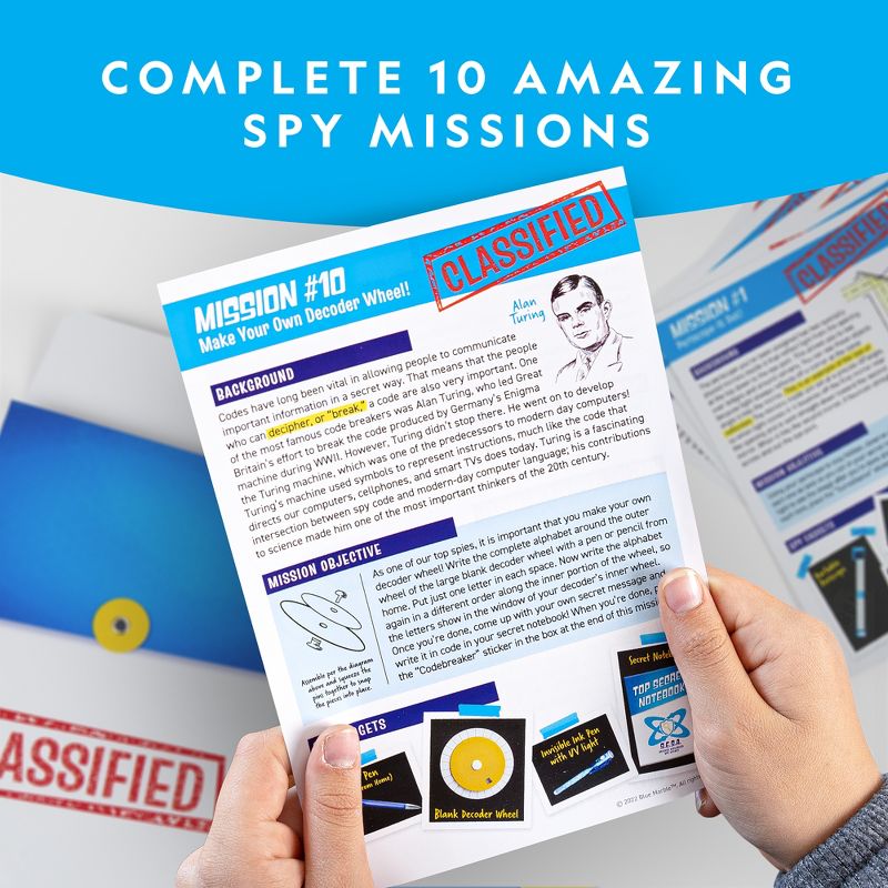 NATIONAL GEOGRAPHIC Spy Science Kit - Kids Spy Detective Activity Set, Complete with 10 Secret Spy Missions with Spy Gadgets for Kids and Spy Gear, 2 of 9