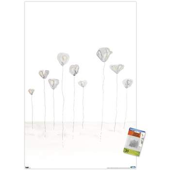 Trends International Reinders - Print Mounts White Wall Bundle Flowers Unframed : 22.375\