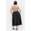 Women's Plus Size Alina Skirt - black wash | CITY CHIC - 3 of 4