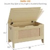 25/30/40 Inch Wooden Toy Chest for Kids, Large Storage Bench with Safety Hinge, Toy Box for Boys and Girls, Entryway, Living Room, Bedroom, Playroom - 4 of 4