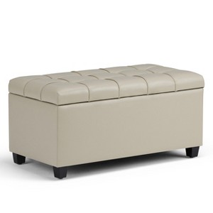 34" Marlowe Storage Ottoman Bench - WyndenHall - 1 of 4