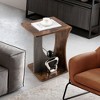 Costway 2PCS Side Table Sofa Couch Table Compact C-shape End Table Snack Coffee Table - 2 of 4