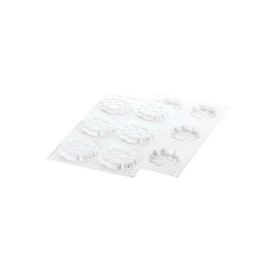 Silikomart "PARADIS 37" Flexible Silicone Baking & Freezing Mold, 1.3 oz, 6 Cavities