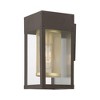 Livex Lighting Franklin 1 - Light Wall Light in  Bronze/Soft Gold/Brushed Nickel Stainless Steel - 4 of 4