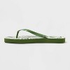 Women's Palmer Square Toe Palm Flip Flops - Shade & Shore™ - 2 of 4