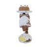 8.5 Inch Gingerbread Gnome Standing On Cake Bundt Santa Gnome Cherry Gnome Figurines - image 2 of 3