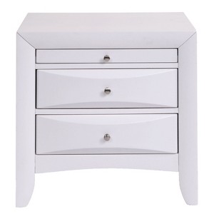 NicBex 2-Drawer Nightstand with Metal Handles Modern Bedside Table End Table for Living Room, Bedroom - 1 of 4