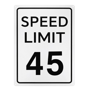 Unique Bargains Aluminum Weather Resistant Waterproof Rust Free Traffic Sign 1 Pc - 1 of 4
