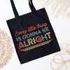 City Creek Prints Every Little Thing Colorful Canvas Tote Bag - 15x16 - Black - 2 of 2