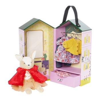 Manhattan Toy Clara's Closet Portable Stuffed Animal 11-Piece Dress-Up Play Set