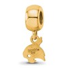 Black Bow Jewelry 14k Yellow Gold Plated Sterling Silver Texas State Bobcats NCAA Bead Charm - 4 of 4