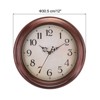 Unique Bargains Decorative Silent Non-Ticking Retro Country Wall Clock 12 Inch - 2 of 4