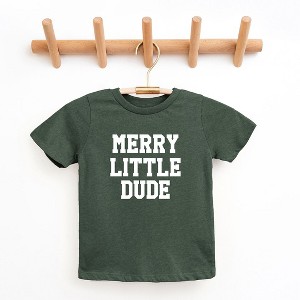 The Juniper Shop Merry Little Dude Toddler Short Sleeve Tee - 1 of 3