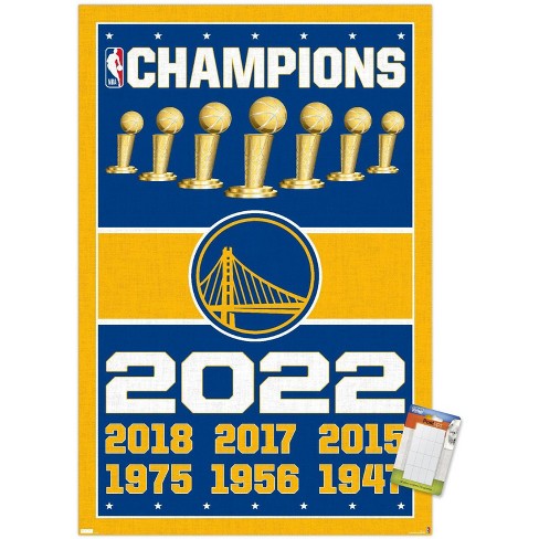 Trends International NBA Golden State Warriors - Logo 19 Wall  Poster, 22.375 x 34, Premium Unframed Version : Sports & Outdoors