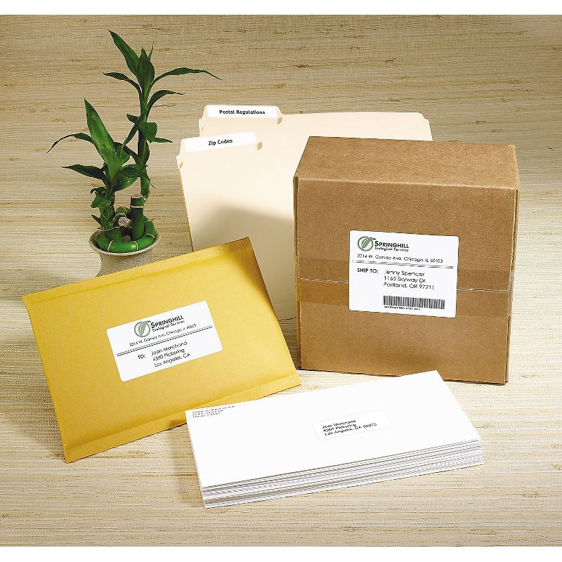 Avery EcoFriendly Laser/Inkjet Easy Peel Mailing Labels 1 x 2 5/8 White 3000/Pack 48460, 2 of 8