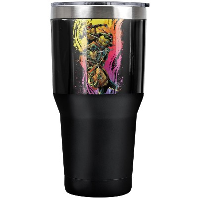 TMNT Gradient Group Splash Steel Tumbler 30oz Coffee Travel Mug