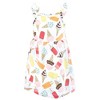 Hudson Baby Infant and Toddler Girls Cotton Dresses, Ice Cream And Popsicles - 3 of 4