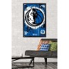 Trends International NBA Dallas Mavericks - Maximalist Logo 23 Framed Wall Poster Prints - 2 of 4