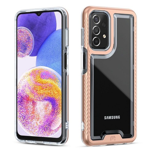 Mybat Pro Lux Case With Tempered Glass For Samsung Galaxy A23 5g - Rose Gold : Target