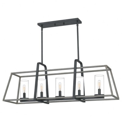 Quoizel Lighting Lincoln 5 - Light Chandelier in  Distressed Iron