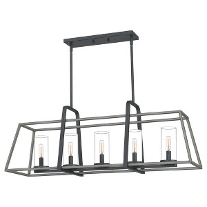 Quoizel Lighting Lincoln 5 - Light Chandelier in  Distressed Iron - 1 of 4