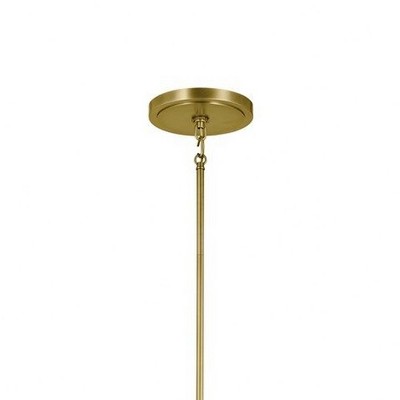 Karthe 42" Natural Brass 12-Light Candle Chandelier