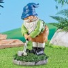 Collections Etc Charming Hand-Painted Golfing Gnome Statue - 2 of 2