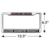 Eastern Washington School Logo Full Size Standard License Plate Metal Frame - 4 of 4