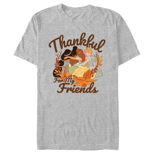 Men's Disney Princesses Thankful for my Friends T-Shirt - 1 of 4