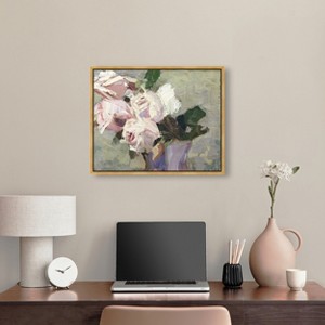 Art Remedy Blooming Vase Chic Farmhouse Wall Art Framed - 1 of 4