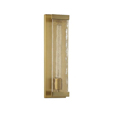 Savoy House Alberta 1 - Light Wall Light in  Warm Brass