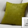 TopComfy Support Pillow Decorative Throw Pillow with Sophisticated Lime Green Look for Sofa or Bed Use, Green, 17"*17"*2" - 2 of 4