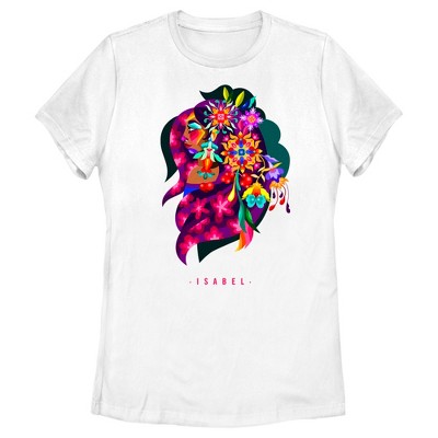 Women's Encanto Isabela Portrait By Ledania T-Shirt