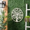 20" Tree Of Life Indoor/Outdoor Wall Art  - Safavieh - image 2 of 4