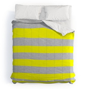 Deny Designs Holli Zollinger Bright Stripe King Comforter and Sham Set (2-3pc Set) - 1 of 4