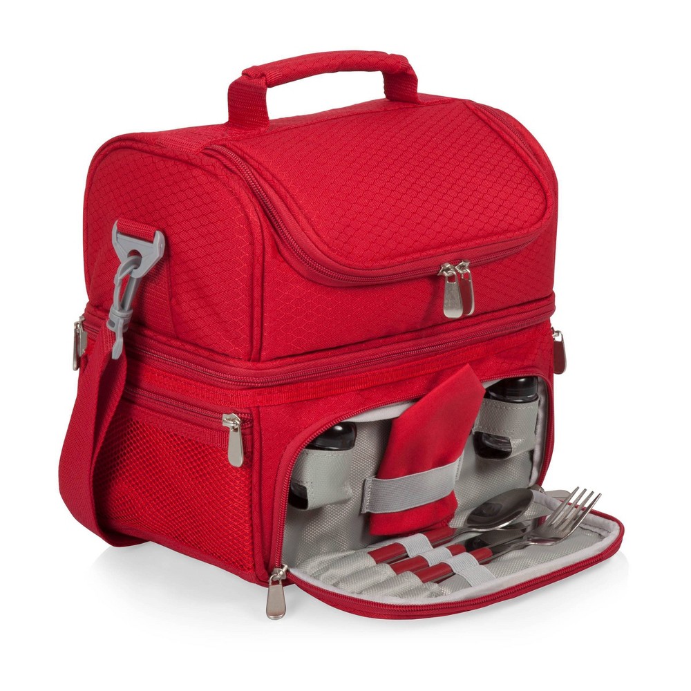 Photos - Food Container Picnic Time Pranzo Lunch Bag - Red