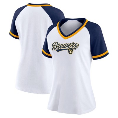 Milwaukee Brewers MLB Milwaukee Brewers Womens Jersey T-Shirt | The Market  Place